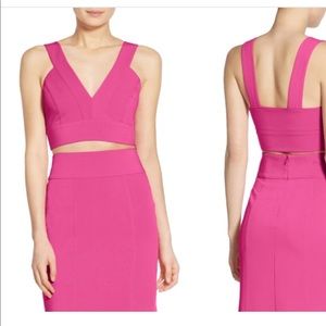 Pink bralette / crop top